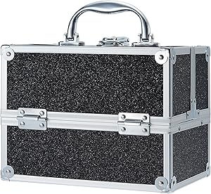 Frenessa Makeup Train Case Black