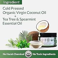 Organic Fiji Raw Cold Pressed Coconut Oil Tea Tree Spearmint 12oz — image 6