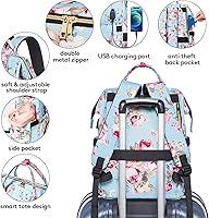 Kaome 15.6 Inch Laptop Backpack with Insulated Lunch Bag — image 5