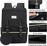 Ronyes Vintage Laptop Backpack BBWN — image 4