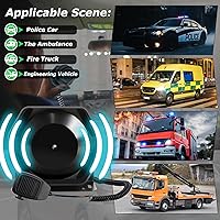 Winsgor 200W Police Siren for Car with Handheld Microphone — image 4