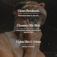 Black Wolf Charcoal Powder Face Wash, 5 Fl Oz — image 3