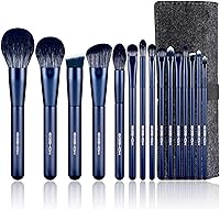 EIGSHOW Professional Makeup Brush Set - 15 Piece, Blue — image 1