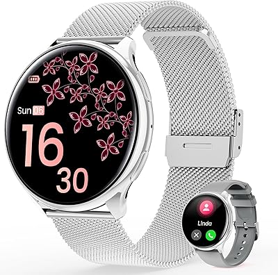 RifePhi Smart Watch for Women 1.39″ with HR/BP/SpO2 Monitor