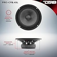 DS18 PRO-CF8.4SL 8-inch Shallow Carbon Fiber Mid-Bass Speaker — image 4
