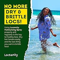 Locsanity Daily Moisturizing Refreshing Spray for Locs 12oz — image 5