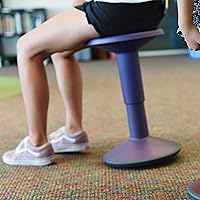 ECR4Kids SitWell Wobble Stool, Eggplant — image 9