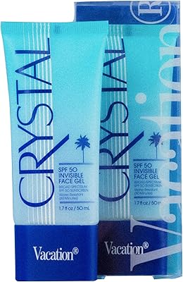 Vacation Crystal SPF 50 Face Gel, 1.7oz