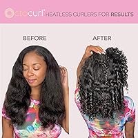 Octocurl Heatless Hair Curler - Satin Pink — image 5