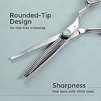 K9 6″ Professional Thinning Shears – VG10 Steel, 30% Thinning Rate — image 5