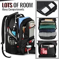 YOREPEK 50L Travel Backpack for 17-inch Laptop — image 2