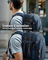 Tolaccea Travel Backpack 35-45L Expandable for 15.6″ Laptop — image 2