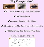 1000 Premade Volume Fans Mixed 4 Lengths CC D Curl Wispy Handmade Eyelash Extensions — image 2