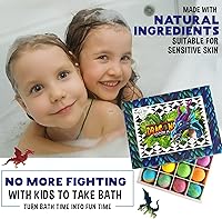 Mineral Me California Bath Bombs for Kids with Dragon Egg Toys - 12 Organic Fizzies — image 4