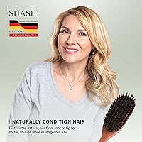 SHASH Classic German First Cut Boar Bristle Hair Brush — image 8