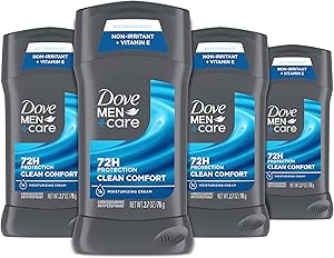Dove Men+Care Antiperspirant Deodorant Stick Clean Comfort 4 Count 2.7oz Review