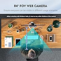 TOALLIN 2K QHD Webcam with Windows Hello — image 5