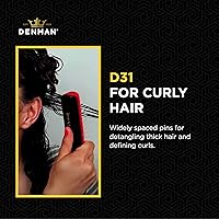 Denman Free Flow Wide Spaced Pins 7 Row Hair Styling Brush — image 3