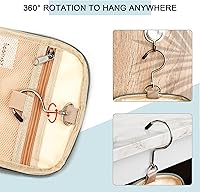 Hanging Travel Toiletry Bag for Women and Men, Blue — image 3