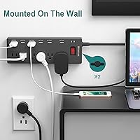HITRENDS Power Strip with 6 AC Outlets & 6 USB Ports — image 6