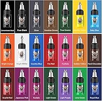 Hawink Tattoo Ink Color Set 21 Colors 0.5 Fl Oz — image 2