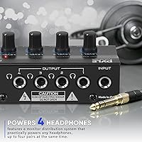 Pyle PHA40 4-Channel Portable Stereo Headphone Amplifier — image 3