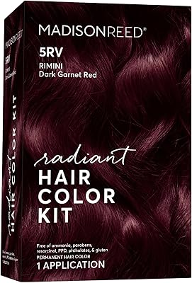 Madison Reed Radiant Hair Color Kit 5RV Rimini Garnet
