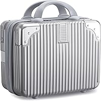 Noverlife 14 Inch Hard Shell Cosmetic Case - Silver — image 8