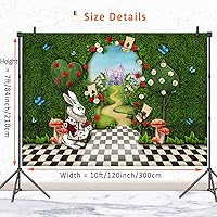 Ayayiya Wonderland Photo Backdrop 10x7ft — image 5