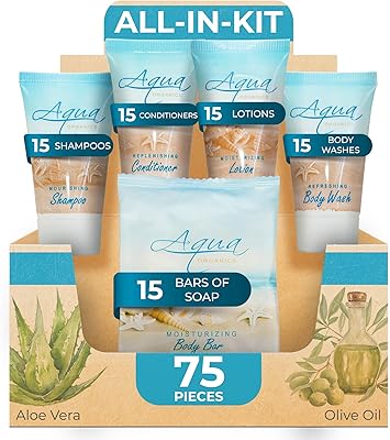Aqua Organics Hotel Soaps & Toiletries Bulk Set