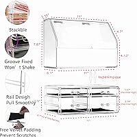 Cq Acrylic Makeup Organizer with Lid — image 5