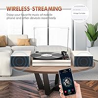 WOCKODER R612 Vinyl Record Player with External Speakers — image 6