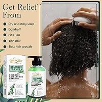 OilnGlow USDA Organic Rosemary Hair Growth Shampoo 10 Fl. Oz — image 8