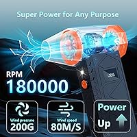 DEGGE CAD08-OR-BR 10000mAh Electric Air Duster — image 2