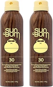 Sun Bum Original SPF 30 Sunscreen Body Spray, 6 oz (Pack of 2) Review