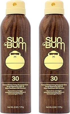 Sun Bum Original SPF 30 Sunscreen Body Spray, 6 oz (Pack of 2)