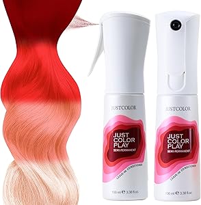 Just Color Semi Permanent Spray Dye Red Bite 2-Pack Review