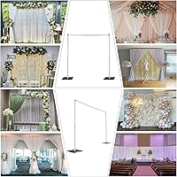 Hecis 8ft x 10ft Pipe and Drape Backdrop Stand — image 8