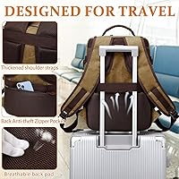 BOVIP Travel Backpack BO-115 Brown — image 5