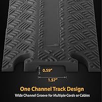 Pyle PCBLCO101BK Cable Protection Ramp — image 2