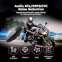 BIKECOMM BK-S2 Motorcycle Bluetooth Intercom Headset — image 2