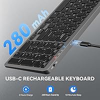 TECKNET Wireless Bluetooth Keyboard TK-KB041 — image 3