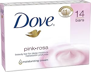 Dove Beauty Bar, Pink 4 oz, 14 Bar