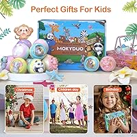 MOKYDUO Bath Bombs for Kids with Endangered Animals Toys, 12-Pack — image 5