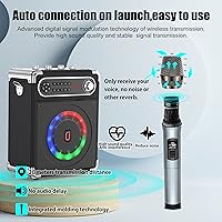 JAUYXIAN JYX-55 Bluetooth Speaker with Two Wireless Microphones — image 3