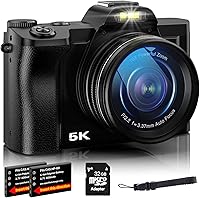 AOREGRE 5K Digital Camera WiFi Autofocus Vlogging Camera — image 1