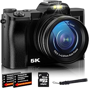AOREGRE 5K Digital Camera WiFi Autofocus Vlogging Camera Review