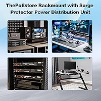 ThePoEstore 1U PDU Network Surge Protector 12-Outlet 120V — image 8