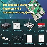 iRasptek Raspberry Pi 5 Starter Kit 8GB RAM 128GB SSD Edition — image 4