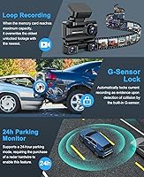 ZYEIPO Z700 4-Channel 360° Dash Cam — image 4